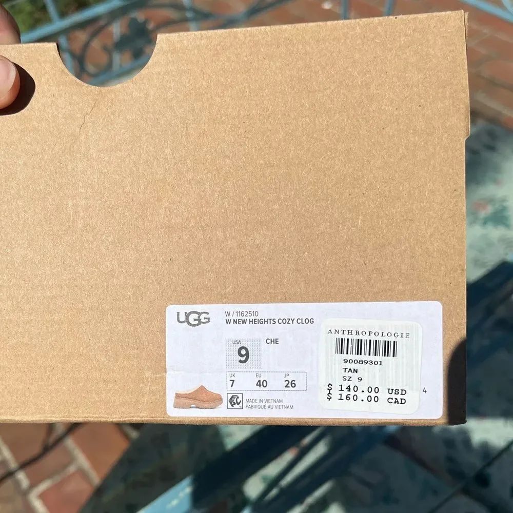 UGG New Heights Cozy Clog NIB - Picture 7 of 10